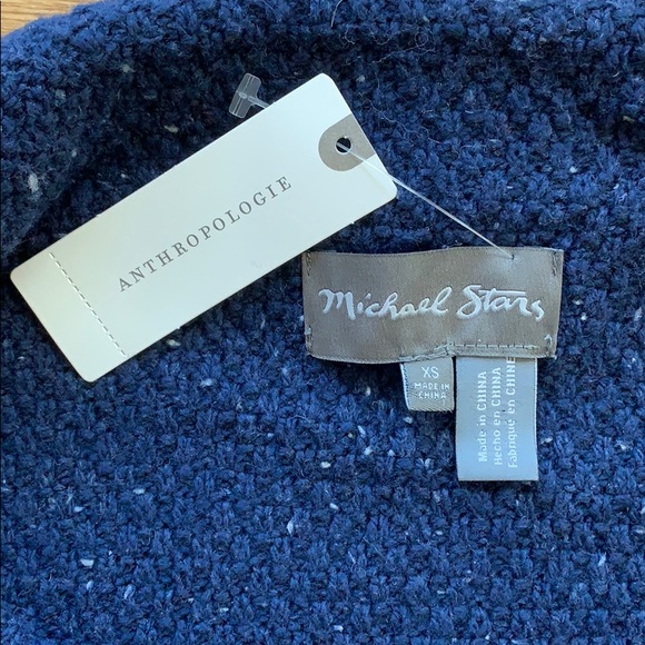 NWT Micheal Stars confetti off shoulder sweater - Picture 4 of 4